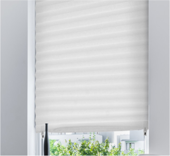 Pleated Blind, No Drilling, Blackout 40 x 100 cm (W x H), Light Grey,  Thermal Pleated